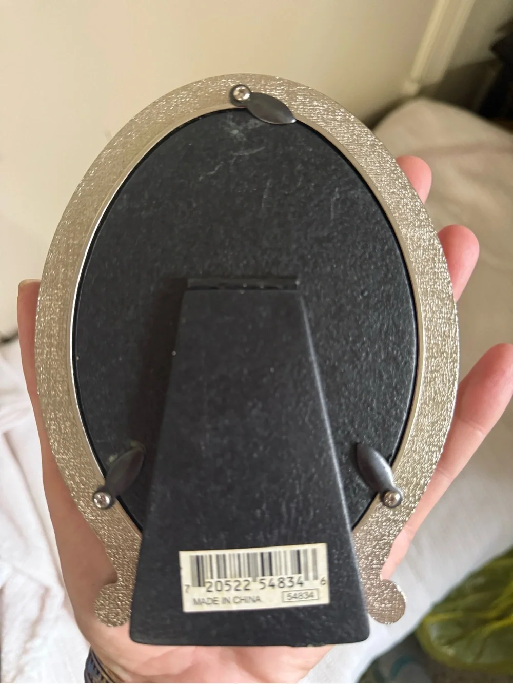 Silver Oval Photo Frame